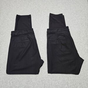 Lululemon Mens 33 Black Commission Pant Slim Warpstreme Tapered 33x30 Lot Of 2